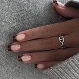 Tortoiseshell Style Press-On Nail Tips image 0