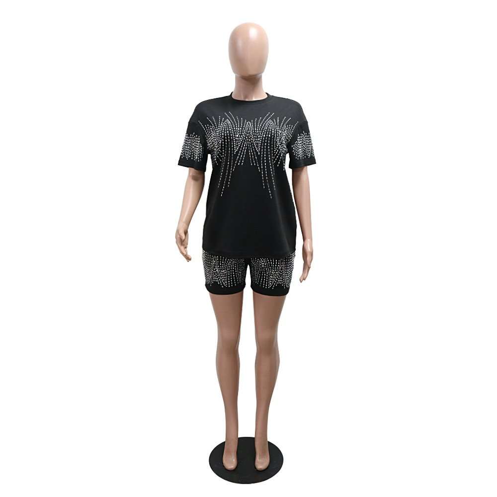 Embellished T-Shirt & Shorts Set image 2