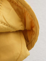 Yellow Quilted Button-Up Jacket image 6