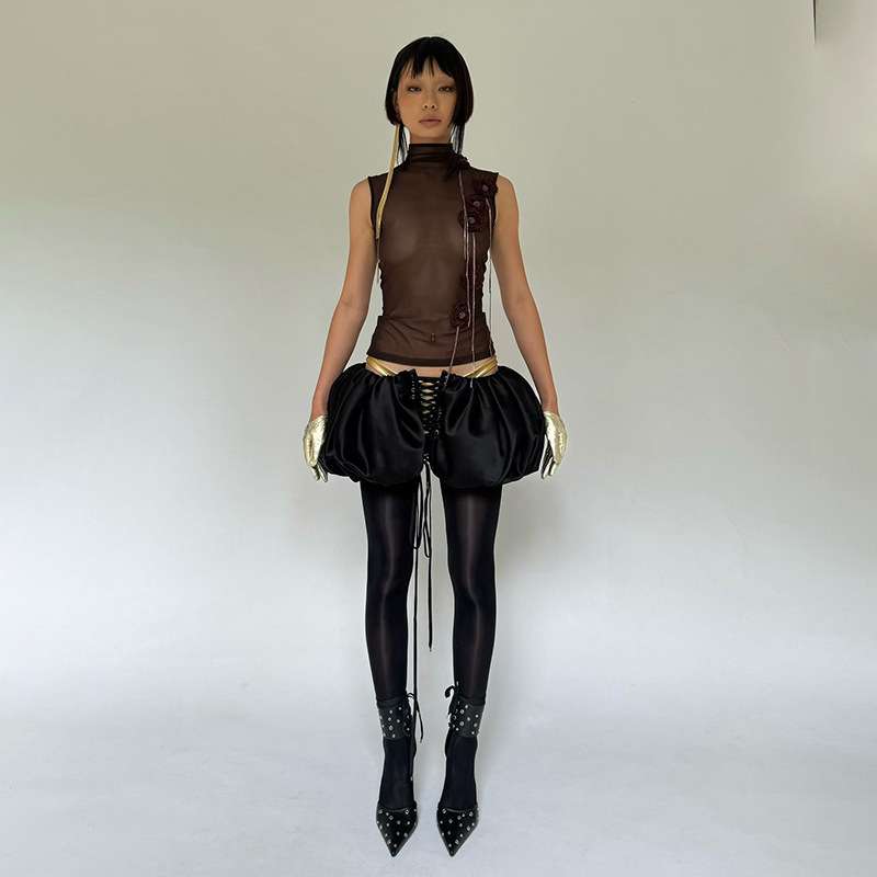 Noir Allure Bubble Skirt image 0