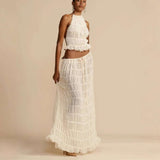 Crinkle Chiffon Two-Piece Set image 3