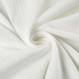 White Ribbed Fitted Crop Top image 4