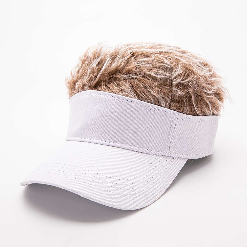 Faux Fur and Cap Design Visor Hat image 0