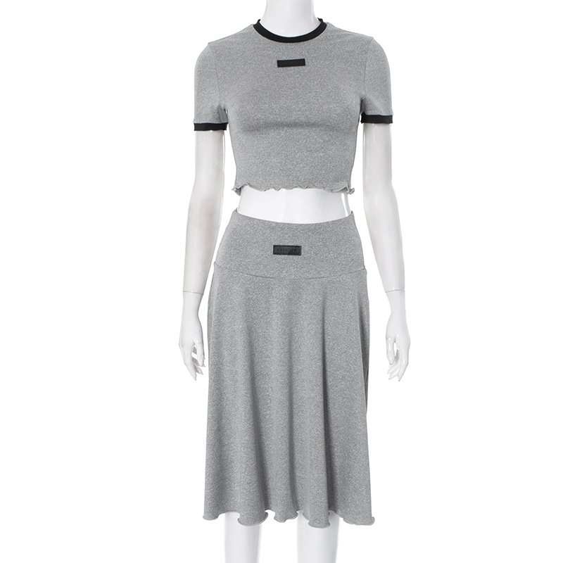 Crop Top & Skirt Set image 2