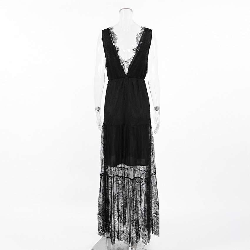 Lace Bohemian Maxi Dress image 3