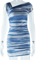 Celestial Chic One-Shoulder Mini Dress image 3