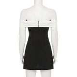 Off-Shoulder Dress with Bow Detail image 3