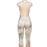 Leopard Print Cutout Jumpsuit image 4