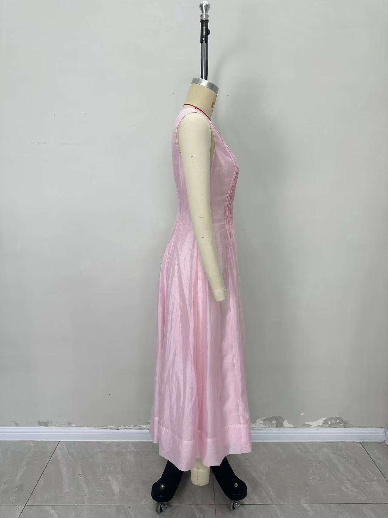 Pleated Midi Dress image 5