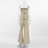 Back-Tie Top and wide Pant Set image 4