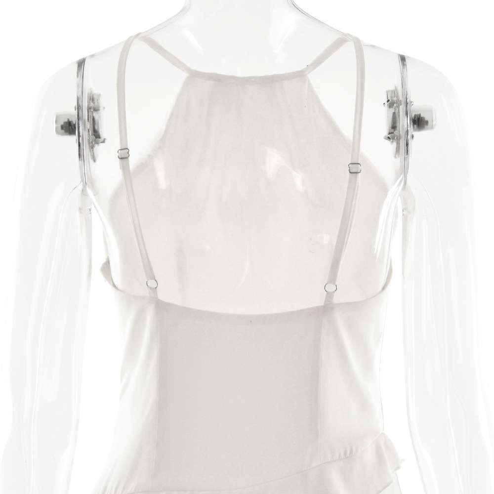 Asymmetric Dress with Cape Detail image 7