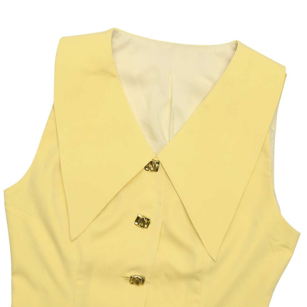 Sleeveless Dress with Button Details image 4