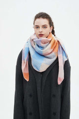 Fashion Colordul Scarf with fringes and print image 3