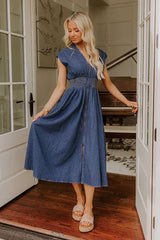 Midi Dress with Front Zipper image 2