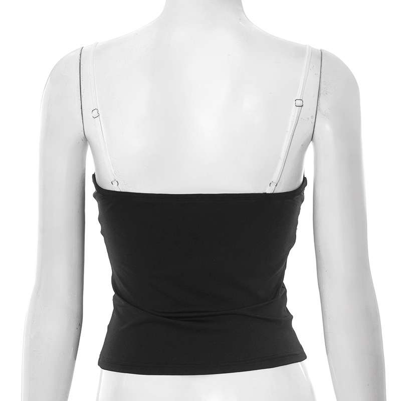 Color Block Spaghetti Strap Top image 3