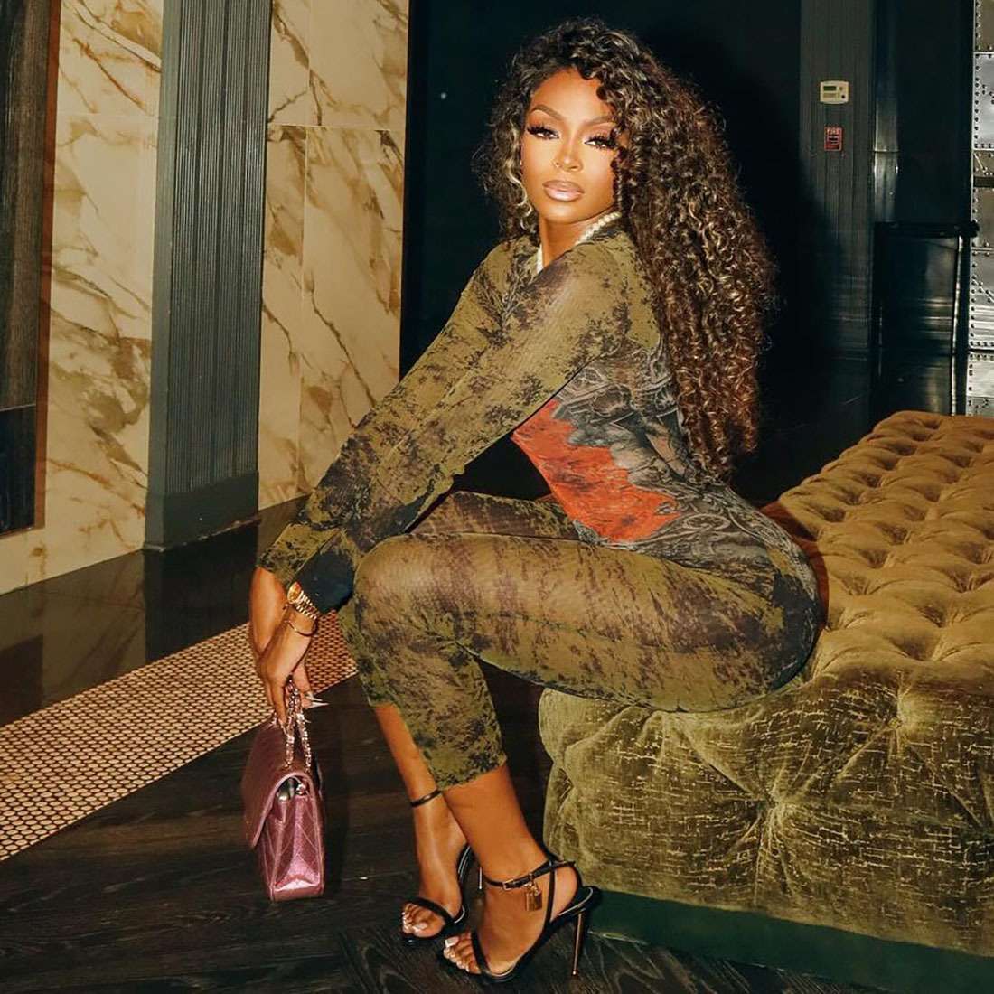 Camouflage-Print Jumpsuit image 7