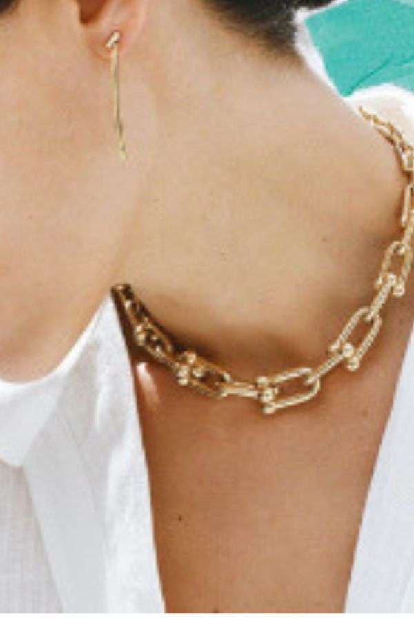 Women Gold-Toned Layered Necklace image 0