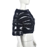 Crimson Cloud Cropped Puffer image 3