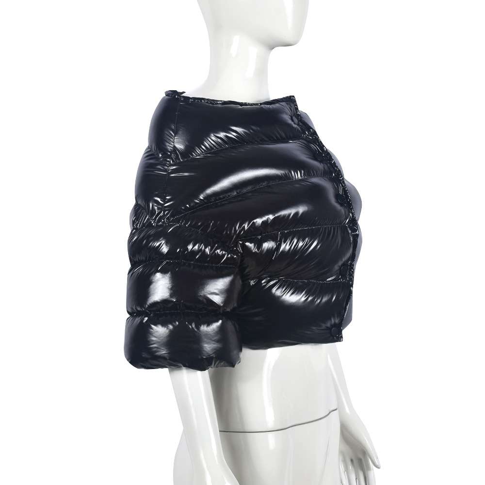 Crimson Cloud Cropped Puffer image 3