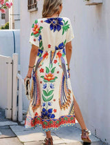 Floral Print Maxi Dress image 3