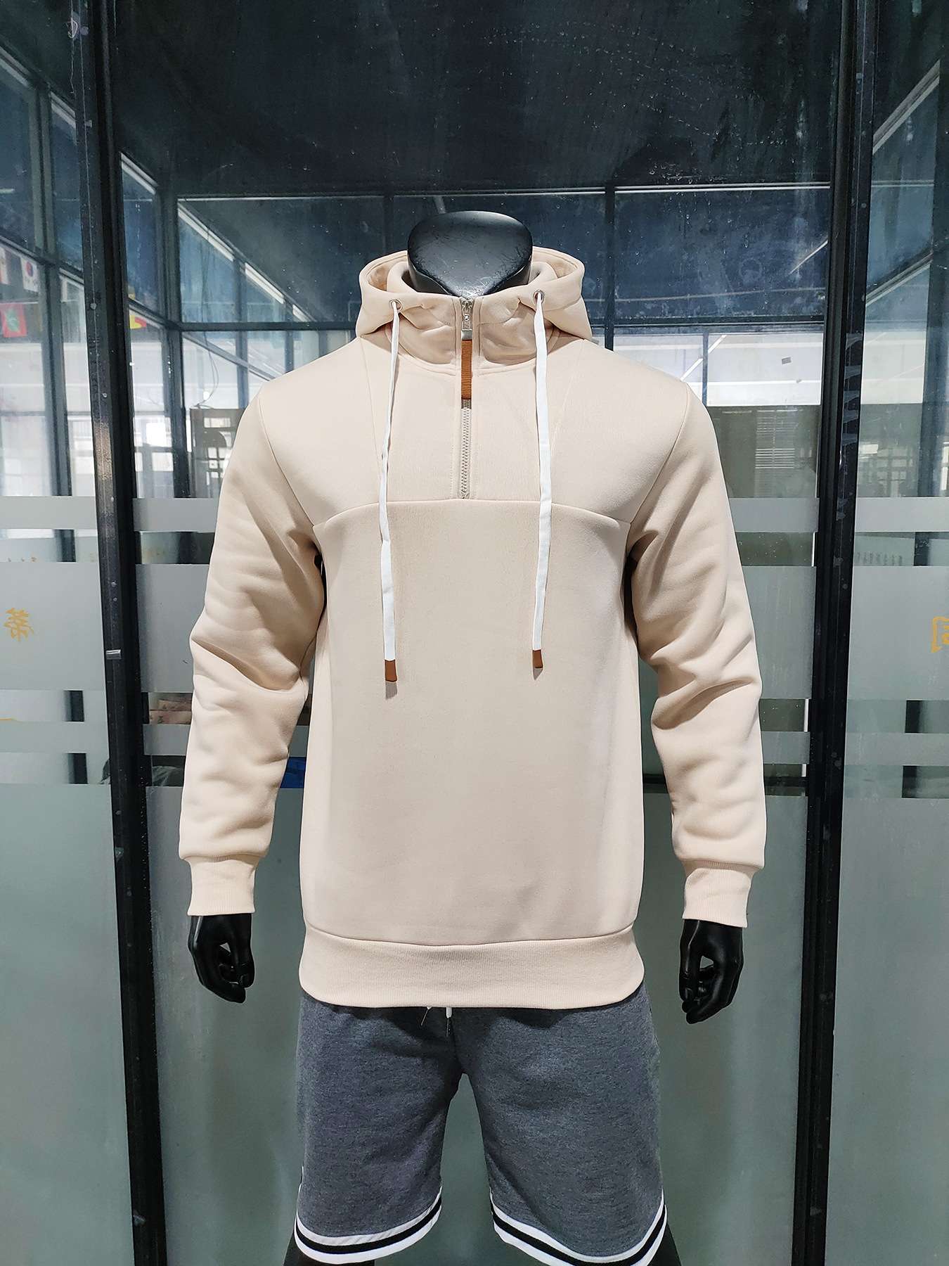 Casual Solid Hooded Sweatshirt image 7