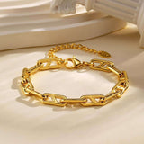 Elegant Gold Chain Link Bracelet image 3