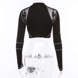 Crop Top Shirt Seamless Legging Workout Set image 6