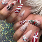 Festive Holiday Nail Art Set image 1