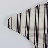 Asymmetrical Cutout Striped One-Sleeve Jumpsuit image 4