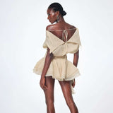 Off-Shoulder Ruffle Dress image 5