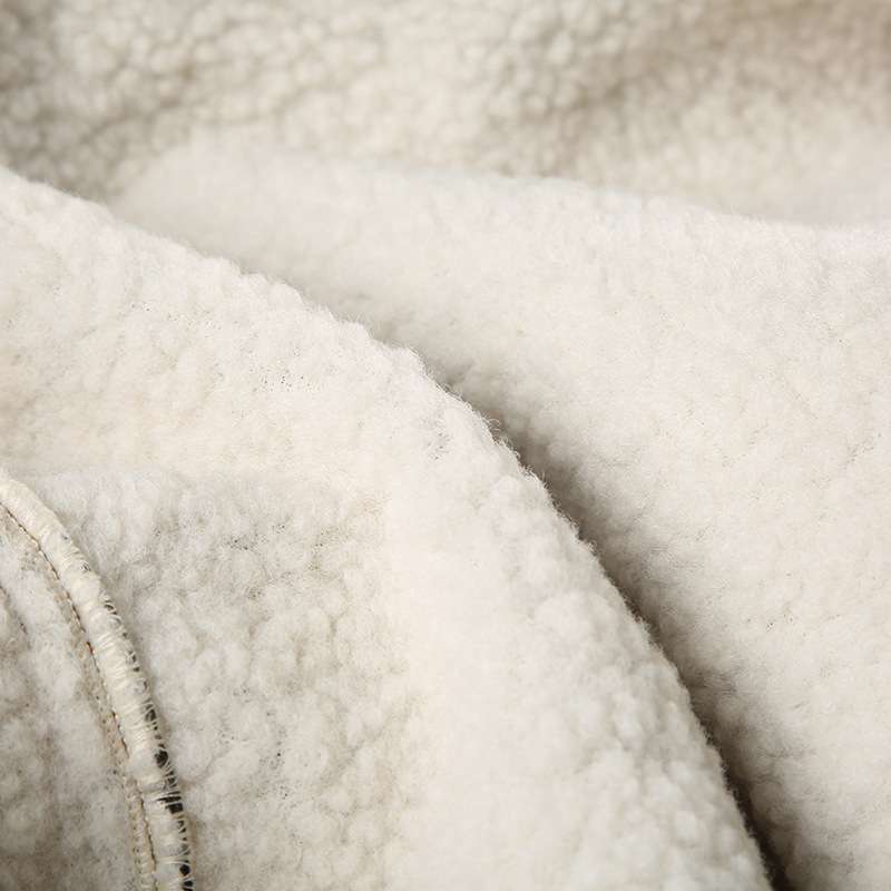 Fur Trim Collar Zipper Bomber Jacket image 6