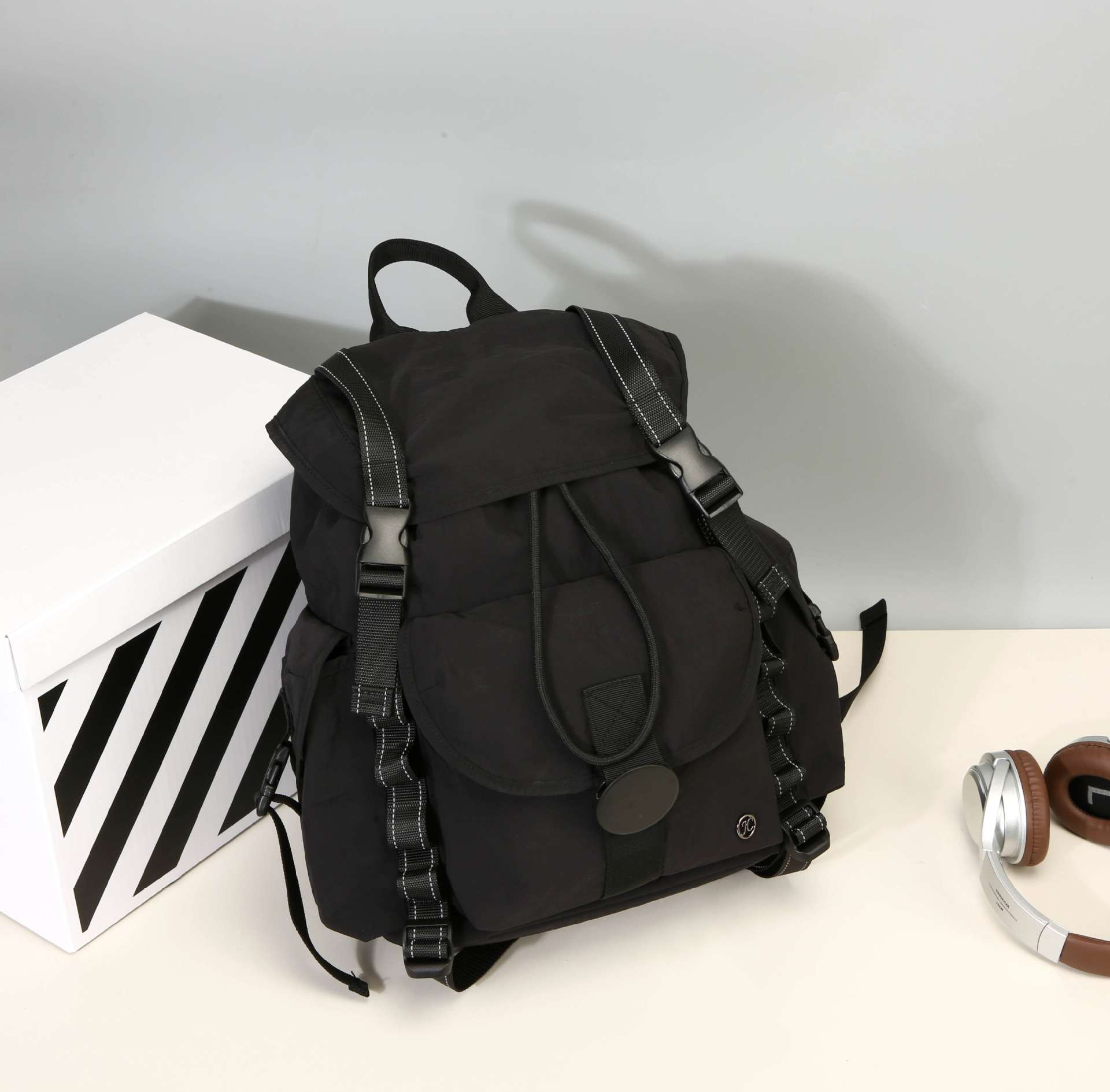 Drawstring Rucksack Backback image 2