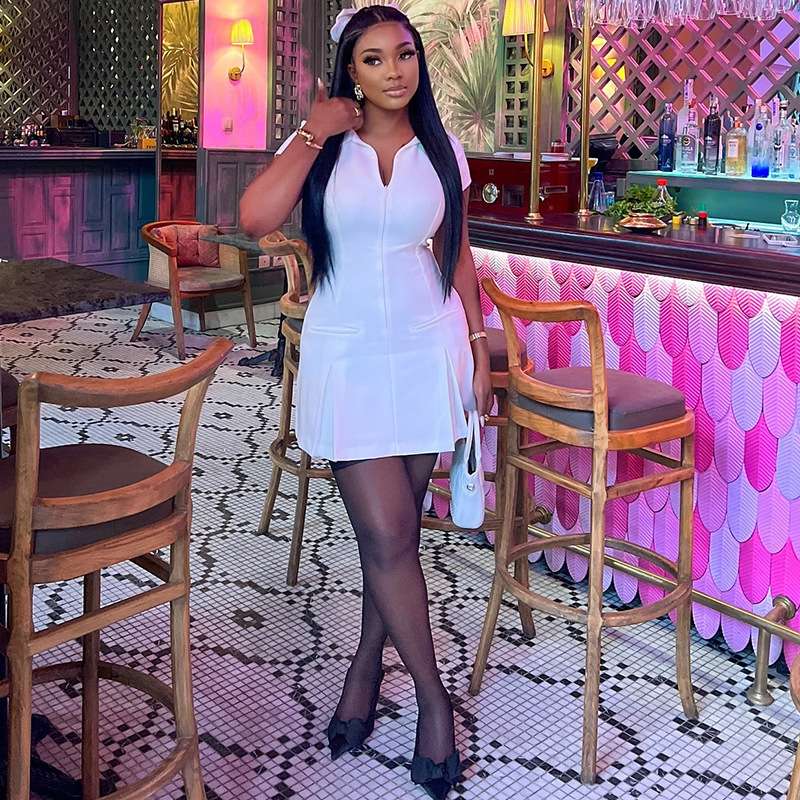 Sleek Elegance Polo Dress image 0