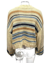 Colorful Chunky Cropped Cardigan Jacket image 5