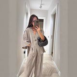 Chic Casual Asymmetrical Cropped Top & Pants image 5