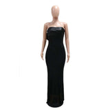 Sequin Strapless Maxi Dress image 4