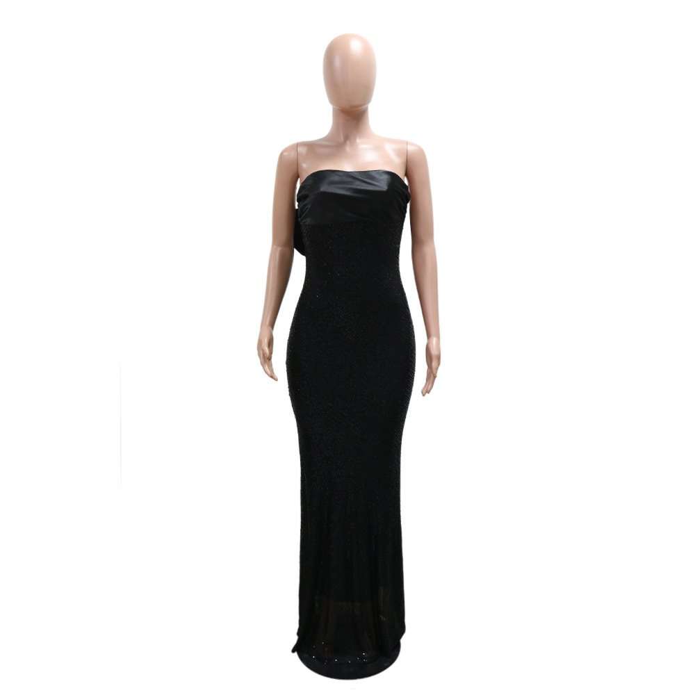 Sequin Strapless Maxi Dress image 4