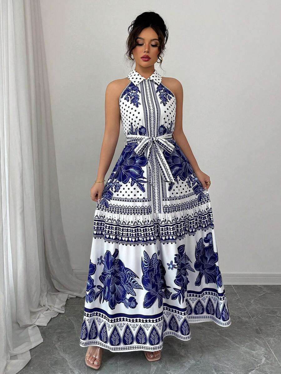 Elegant Floral Maxi Dress image 5