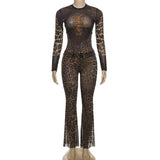 Leopard Print Long Sleeve Co-ords Set image 2