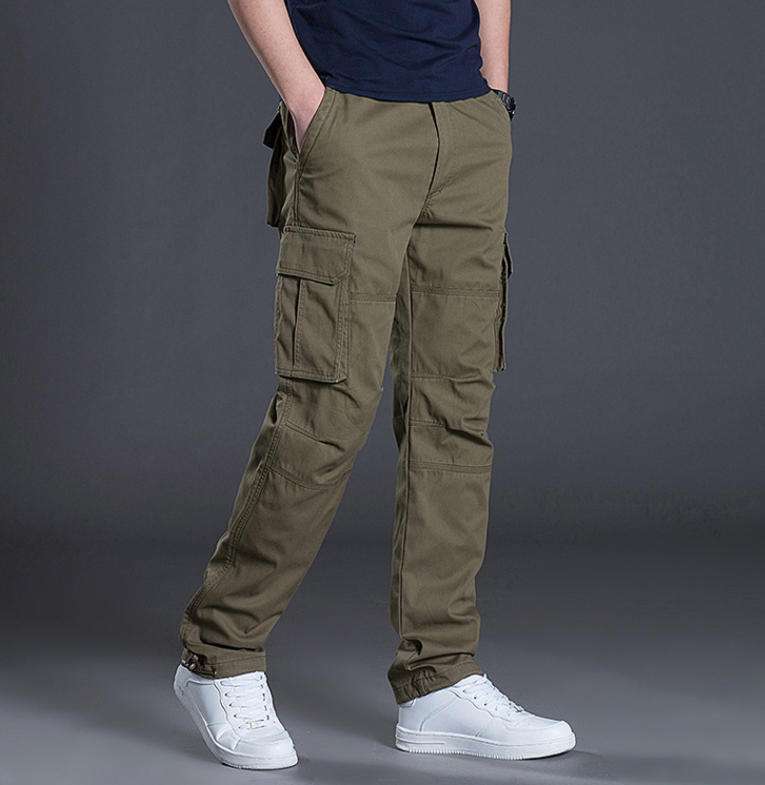 Utility Cargo Pants for Men - XXL, Green image