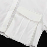 Cropped Shirt and Flared Mini Skirt Set image 5