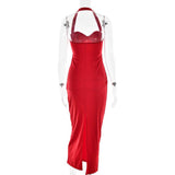 Sleek Bodycon Halter Dress image 3