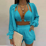 Two-Piece Lounge Set - M, Blue image