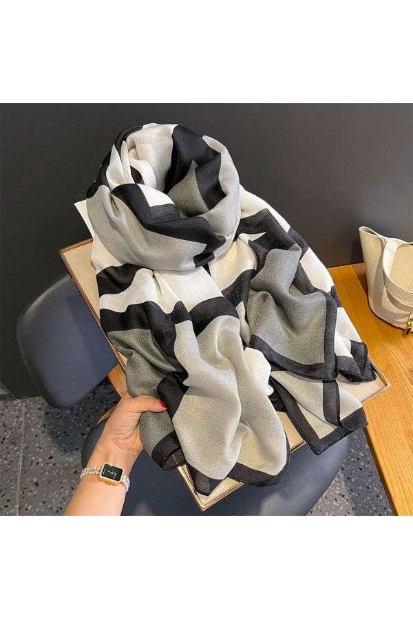 Striped Pattern Fashion Winter Scarves Shawls image 1