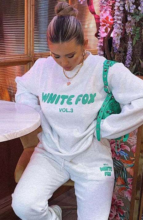 Leisure Hoodie and Sweatpants - M, Multi White image