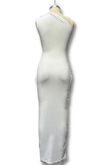 Sculpted Elegance One-Shoulder Gown image 7