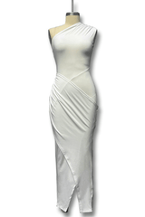 Sculpted Elegance One-Shoulder Gown image 6