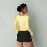 Ruffled Square Neck Corset Top image 2