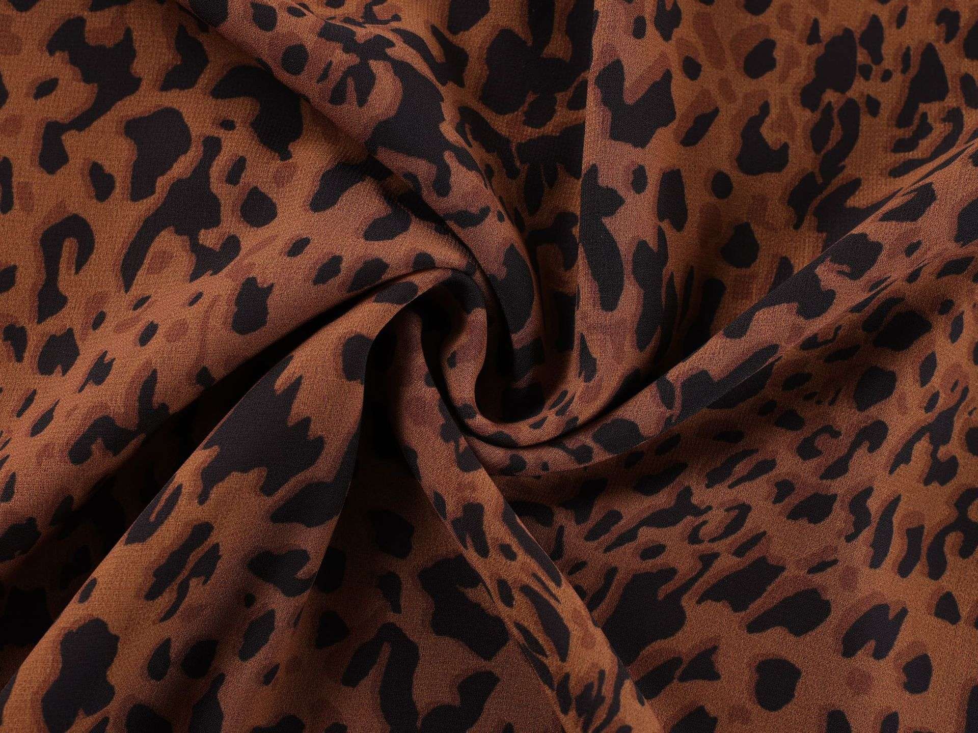 One-Shoulder Leopard Maxi Dress image 5