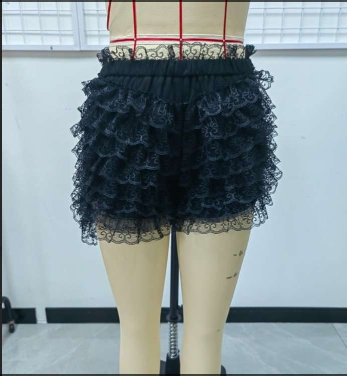 Womens Ruffle Shorts image 4